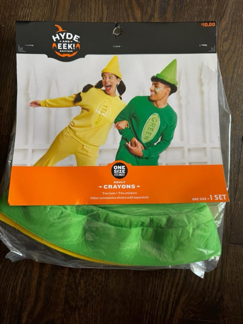 Green Crayon Costume - One Size